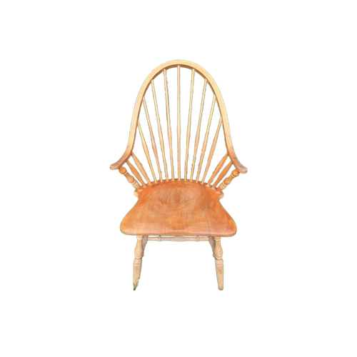 Windsor Chairs, Vintage Spijlenstoelen, Beuken, Set Van 4