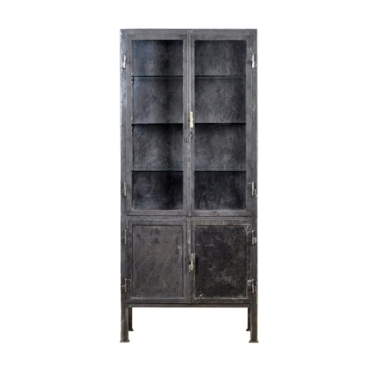 Gepolijste Ijzeren Medicijnkast, 1920’s 1