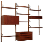 Royal System Wall Unit Designed By Poul Cadovius For Cado, Denmark 1950’s thumbnail 1