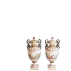 Capodimonte Vases, Late 19th, Set Of Two thumbnail 1