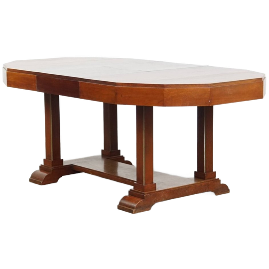 Uitschuifbare En Mooie Originele Art Deco Eettafel Voor 4 Tot 6 Personen Met Mooie Details 1