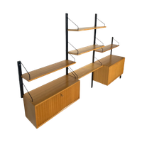 Wandsysteem Van Poul Cadovius Voor Royal Systems In Bonkonko Hout