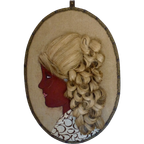 Vintage 3d-portret Van Dame, Brigitte Bardot. thumbnail 1