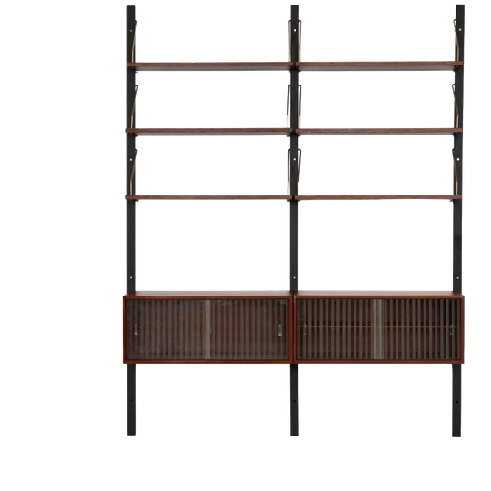Teak Shelving Unit, Danish Design, 1960s, Made In Denmark 1