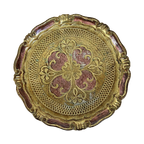 Italiaans Dienblad Florentijns Vintage thumbnail 1