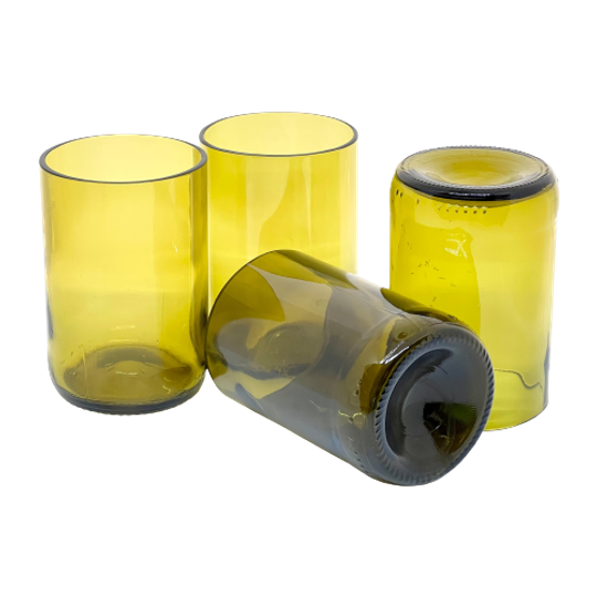 Waterglazen Van Gerecycled Groen Glas Per Stuk 1
