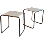 Set Of 2 Side Tables B9 Marcel Breuer For Tecta thumbnail 1
