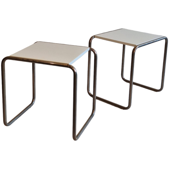 Set Of 2 Side Tables B9 Marcel Breuer For Tecta 1