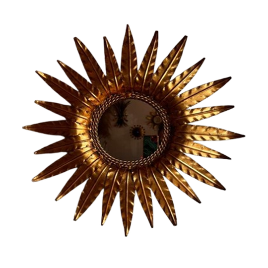 Spaanse Zonnespiegel Sunburst Mid Century Vintage 1