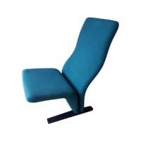 Petrol Artifort Concorde Pierre Paulin Vintage Fauteuil