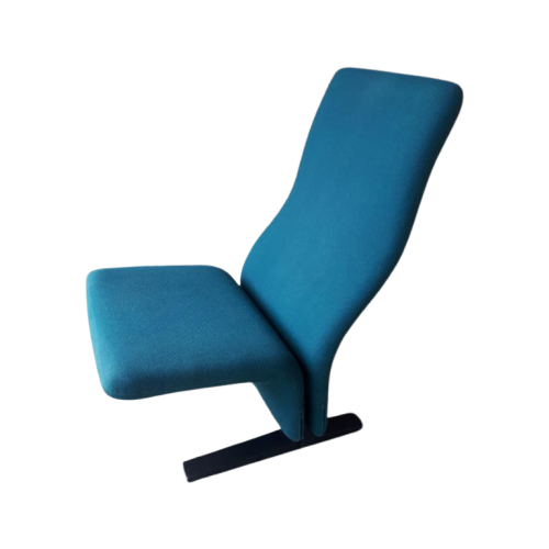 Petrol Artifort Concorde Pierre Paulin Vintage Fauteuil