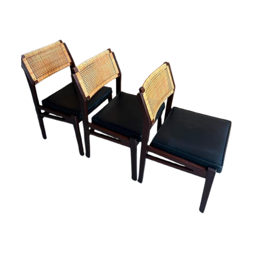 Set/ 3 Vintage Top Form Stoelen, 1960, Skai Webbing