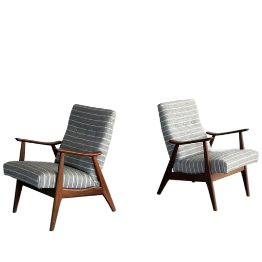 Vintage Fauteuils | Armchairs | Jaren 60 | Teak 1
