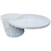 Maitland Smith Designer Salontafel Van Mactan Stone En Travertin