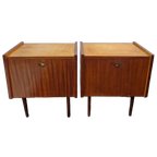 Set Van Twee Vintage Nachtkastjes 70s thumbnail 1
