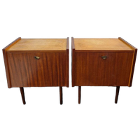 Set Van Twee Vintage Nachtkastjes 70s