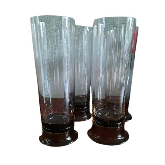 Vintage Longdrink Glazen, Rosenthal Studio Line, Kristal 1
