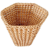 Vintage Mand Prullenbak Prullenmand Sisal Mand Pot Retro Jaren