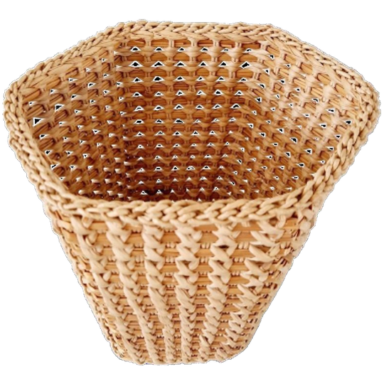 Vintage Mand Prullenbak Prullenmand Sisal Mand Pot Retro Jaren 1