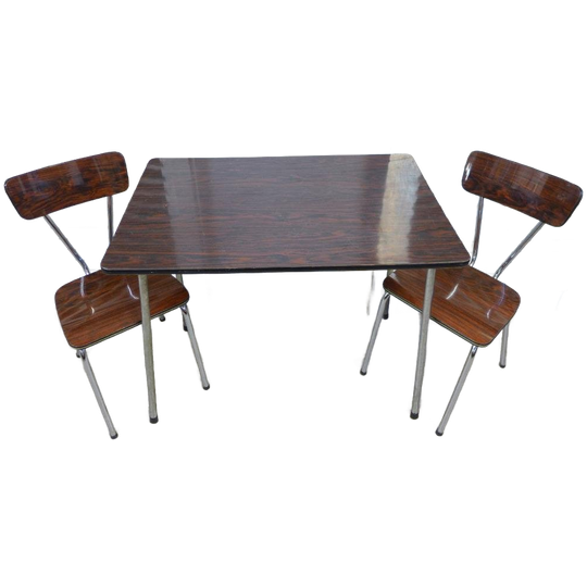 Mooi Bruin Retro Vintage Tafel 1