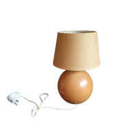 Tafellamp - Kastlamp - Bollamp - Massief Hout - Design