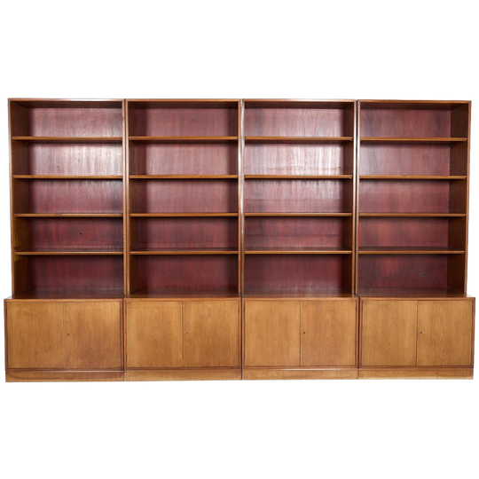 Danish Mid-century Modern Bookcases From Frits Henningsen, 1950’s 1