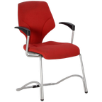 Vergaderstoel Giroflex 64, Rood, Slede Frame thumbnail 1