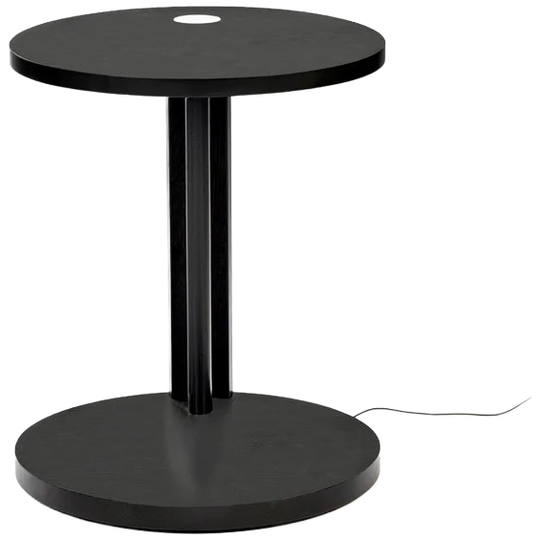 Serax Bijzettafel Laag Met Led Verlichting Beuken Zwart Aura 1