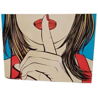 Vintage Ikea Pop Art Poster, Sssshhh, Deborah Azzopardi