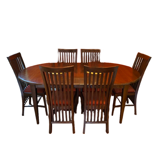 Dining Room Table And 6 Matching Chairs 1