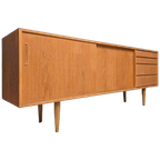 Vintage Eiken Lowboard, Jaren '60, Deens Design thumbnail 1