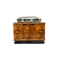 Antiek Walnoten Art Deco Dressoir