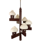 Vintage Deense Design Kroonluchter / Hanglamp, Vitrika thumbnail 1
