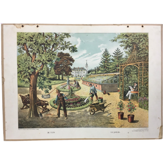 Schoolplaat - De Tuin (De Tuinman) 1