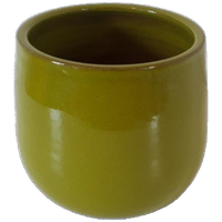 Appelgroen Keramieke Bloempot