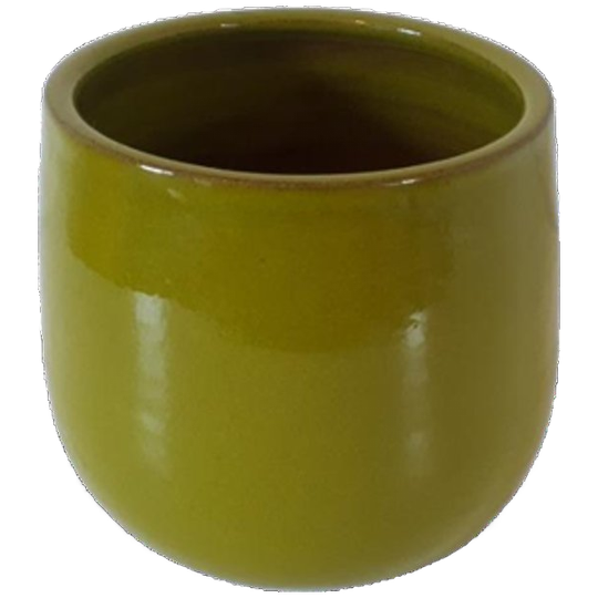 Appelgroen Keramieke Bloempot 1