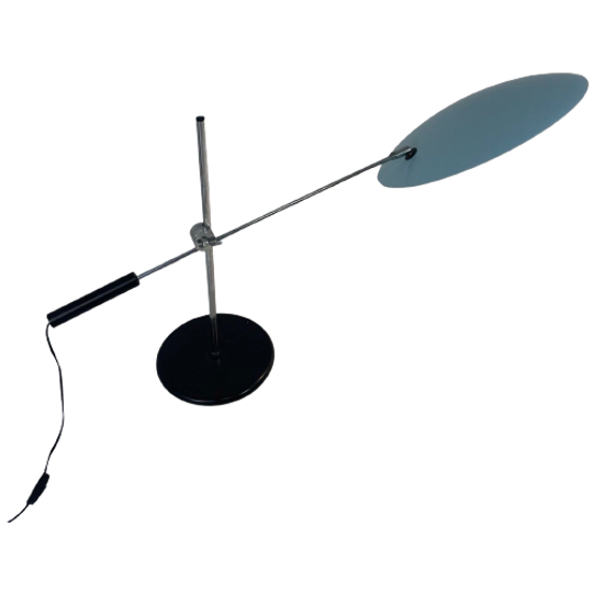 Queens Gallery Utrecht - Table Lamp On Adjustable Base - Ca. 1980’s Dutch Design - Very Large! 1