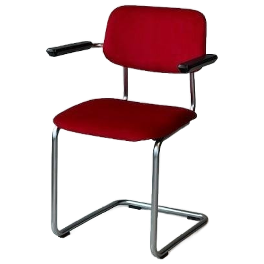 Gispen | Vintage Eetkamerstoel Rood 1
