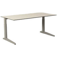 Ahrend Four Two Bureau, Creme Gespikkeld Blad, 160X80 Cm, Hoogte Instelbaar Onderstel