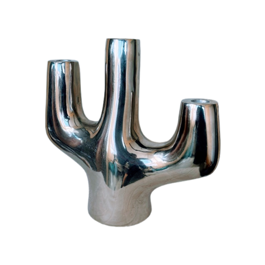 Vintage Design Rvs Xl Kandelaar 1