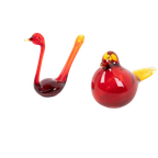Swedish Art Glass Birds Sculptures From Bergdala, 1970’s thumbnail 1