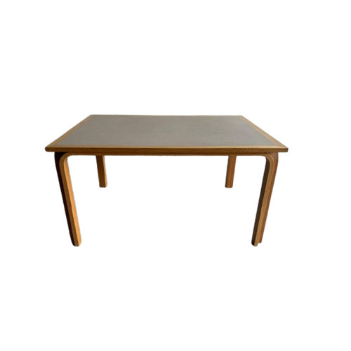 Danish Dining Table In Wood With With Grey Top , Magnus Olesen - 1970S