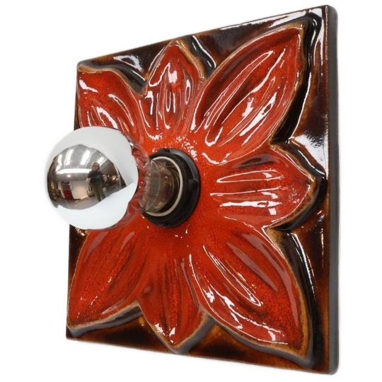 Vintage Wandlamp | Keramiek | Jaren 60 1