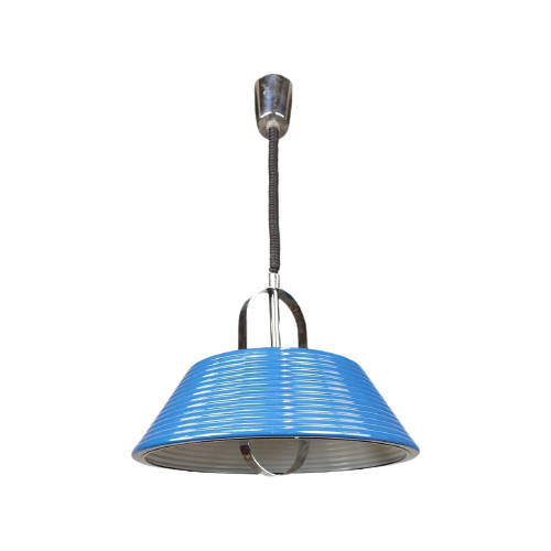 Vintage Blauwe Hanglamp