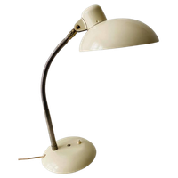 Sis Wit Metalen Bureaulamp , Jaren 60