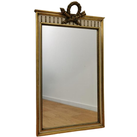 Vintage Barok Brocante Rococo Spiegel Deknudt Schouwspiegel 1