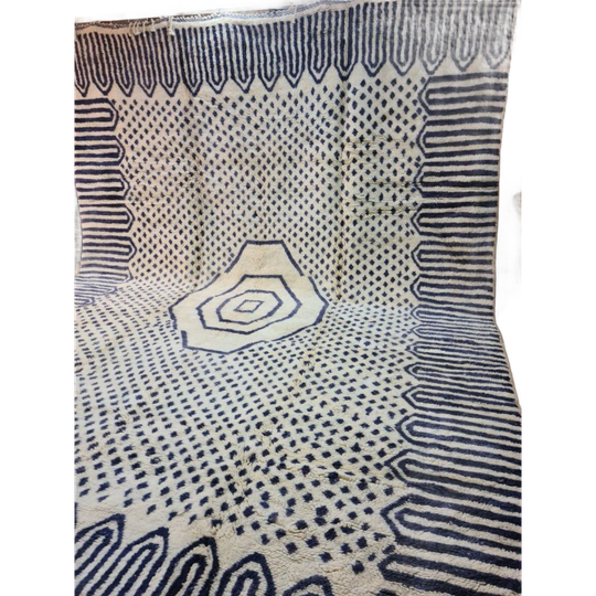 Luxe Marokkaans Berber Mrirt Tapijt 400X300 Cm - Hoogwaardige 100% Wol, Handgemaakt 1