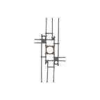 1980’s Crafted Brutalist Door Fixture/wall Art / Muurdecoratie / Wanddecoratie thumbnail 1
