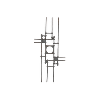 1980’s Crafted Brutalist Door Fixture/wall Art / Muurdecoratie / Wanddecoratie