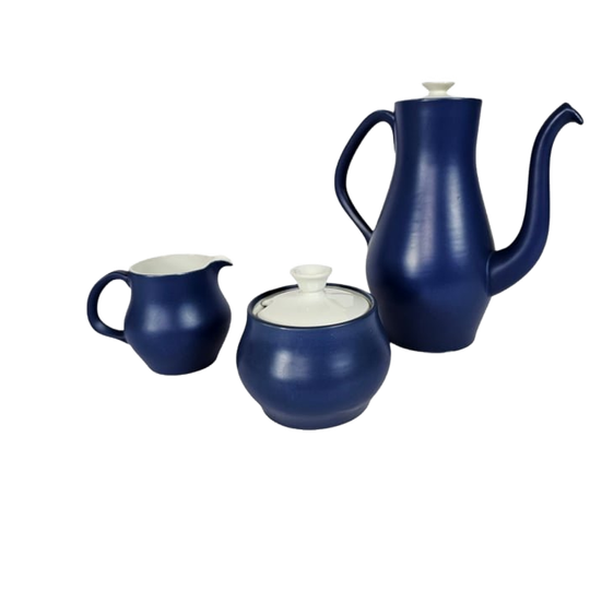 Royal Goedewaagen - Theepotje - Melkkannetje - Suikerpot - Model Mokka - 1970's 1